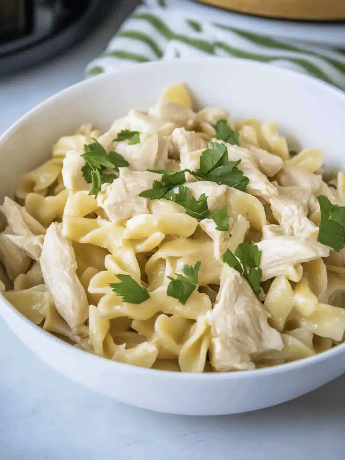 Crockpot Chicken and Noodles