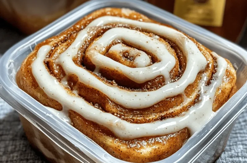 Cinnamon Roll Pancake Bowl