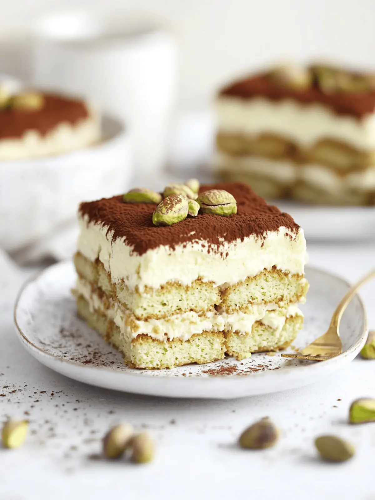 Pistachio Tiramisu