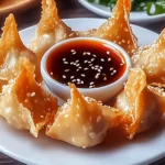 Crispy Rice Paper Crab Rangoons