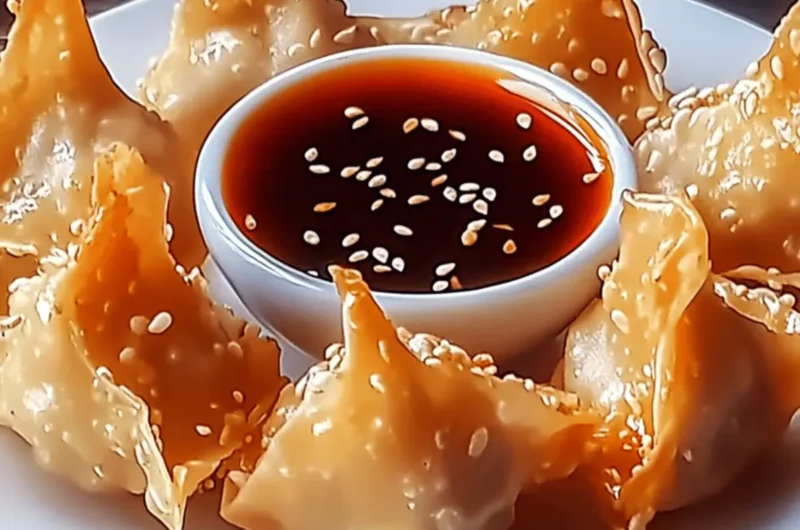 Crispy Rice Paper Crab Rangoons