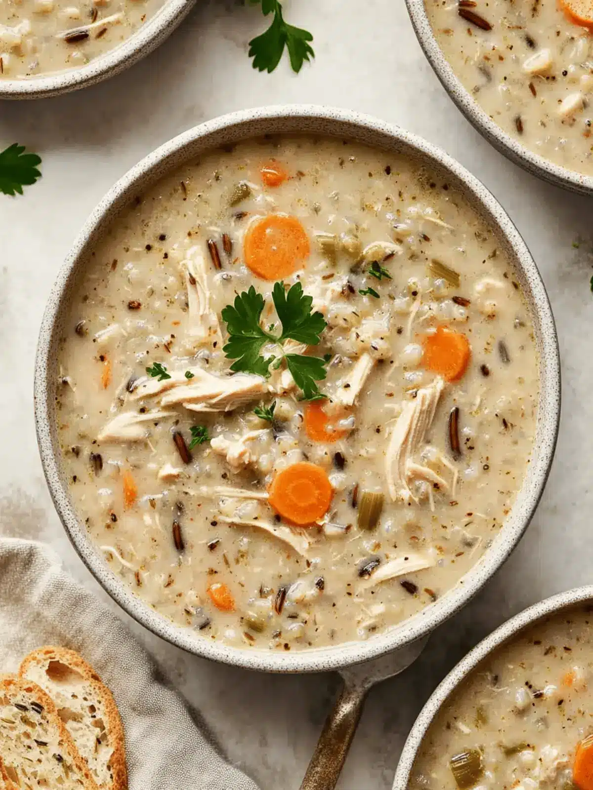 Crockpot Chicken Wild Rice Soup