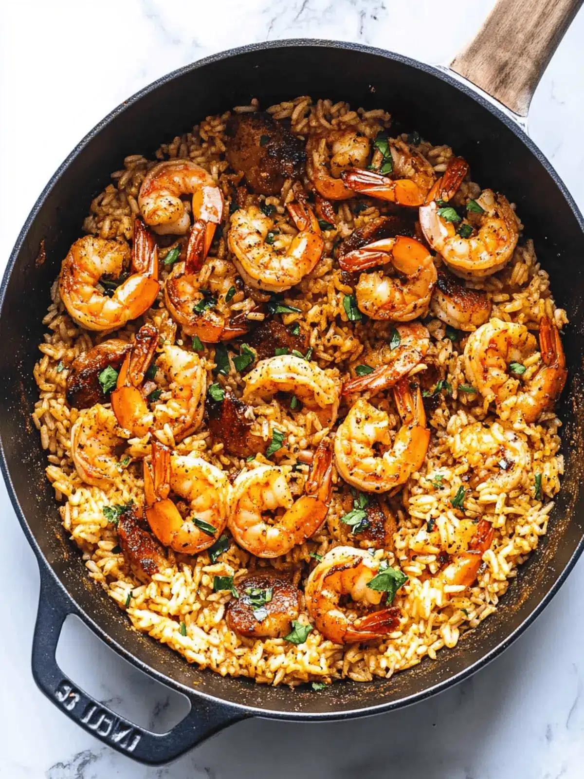 Cajun Shrimp and Rice Skillet
