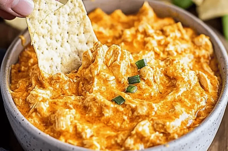 Crockpot Buffalo Chicken Dip