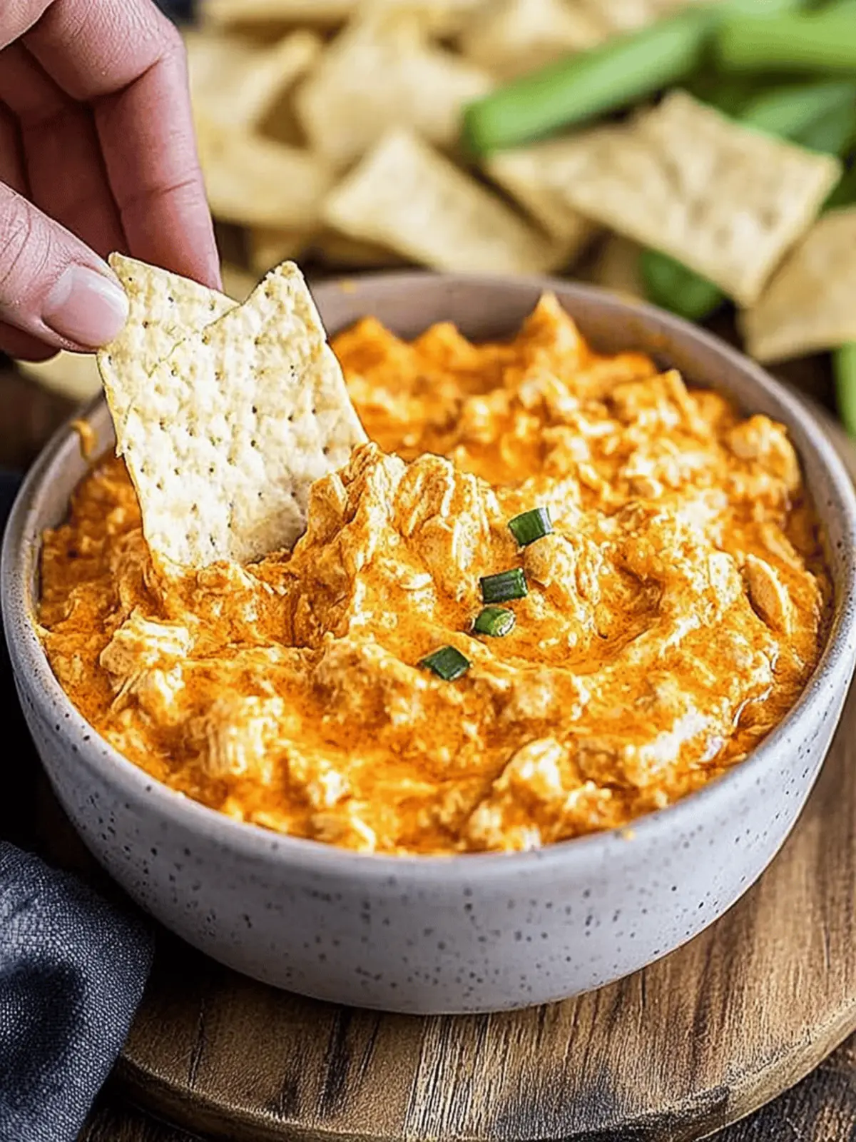 Crockpot Buffalo Chicken Dip