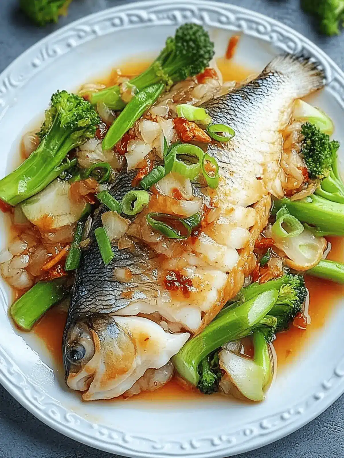 Baked Asian Rockfish