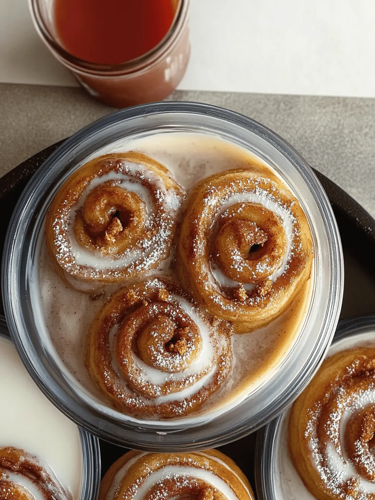 Cinnamon Roll Pancake Bowls