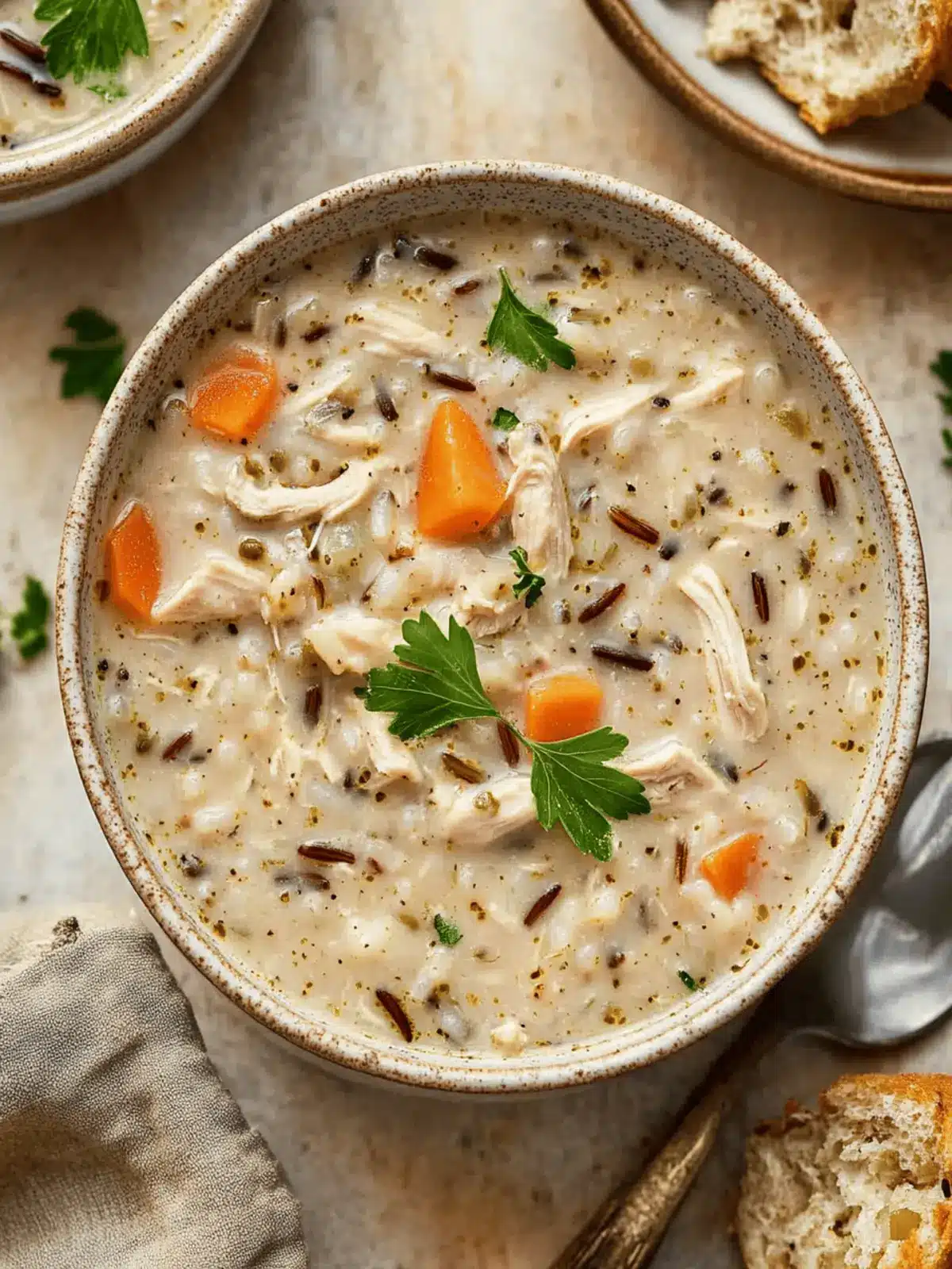 Crockpot Chicken Wild Rice Soup