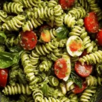 Pesto pasta salad
