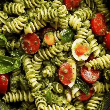 Pesto pasta salad
