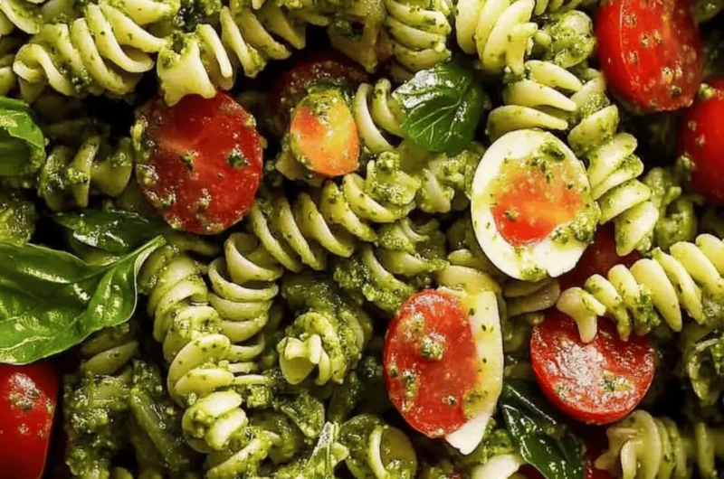Pesto pasta salad