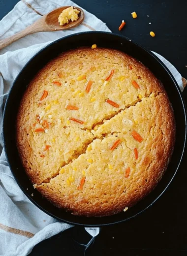 Brown Butter, Honey and Jalapeño Skillet Cornbread