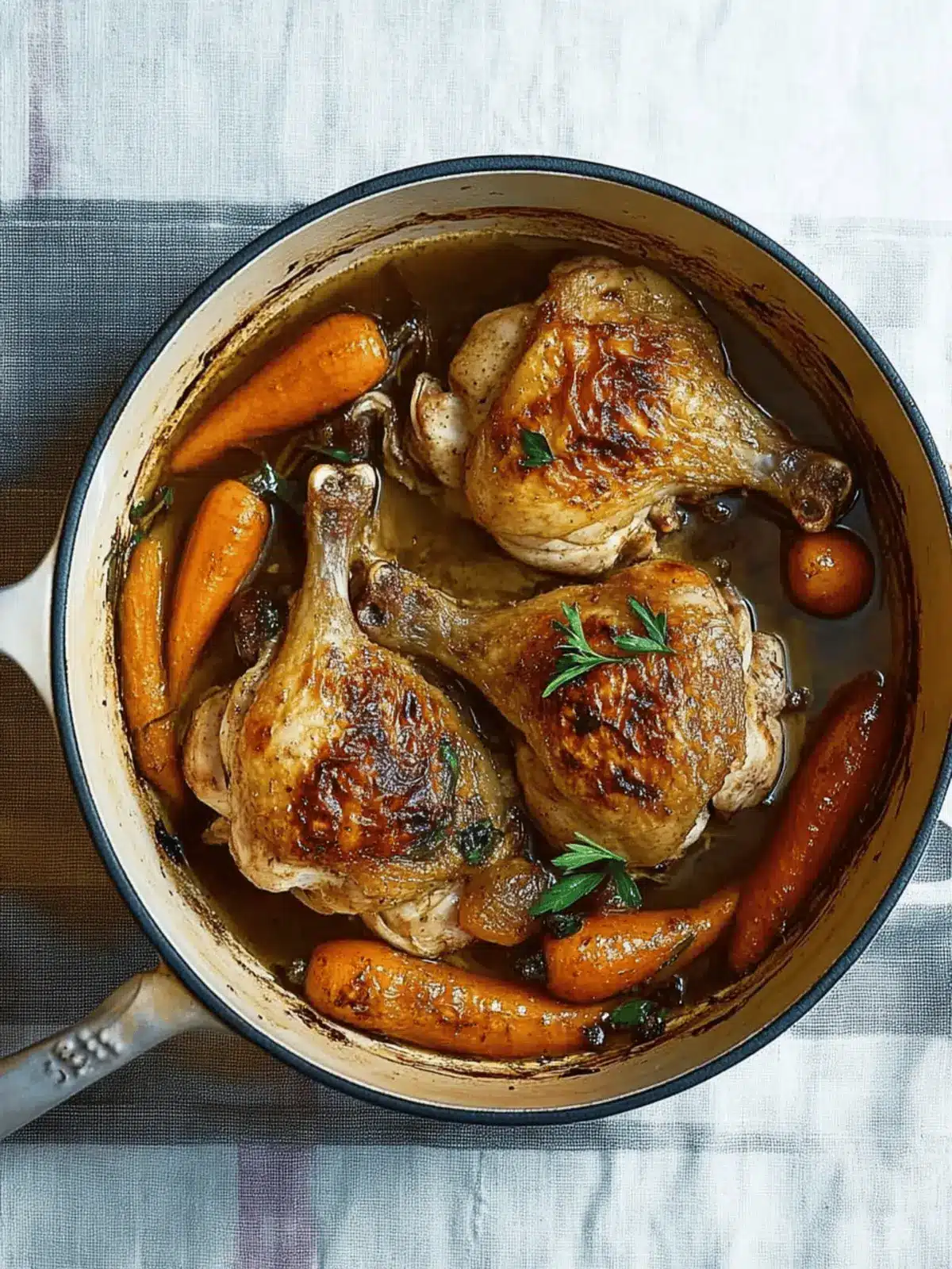 Olive Oil-Roasted Chicken With Caramelized Carrots
