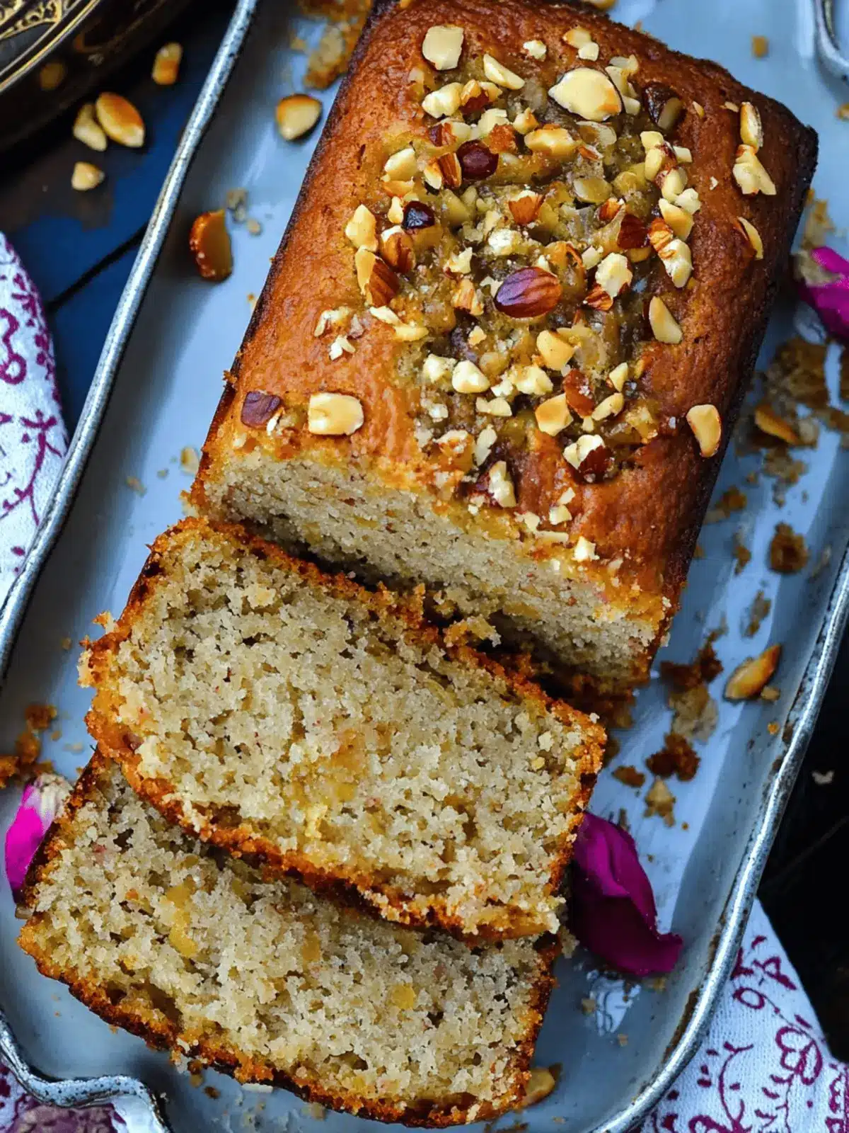 Gulab Jamun Nut Bread