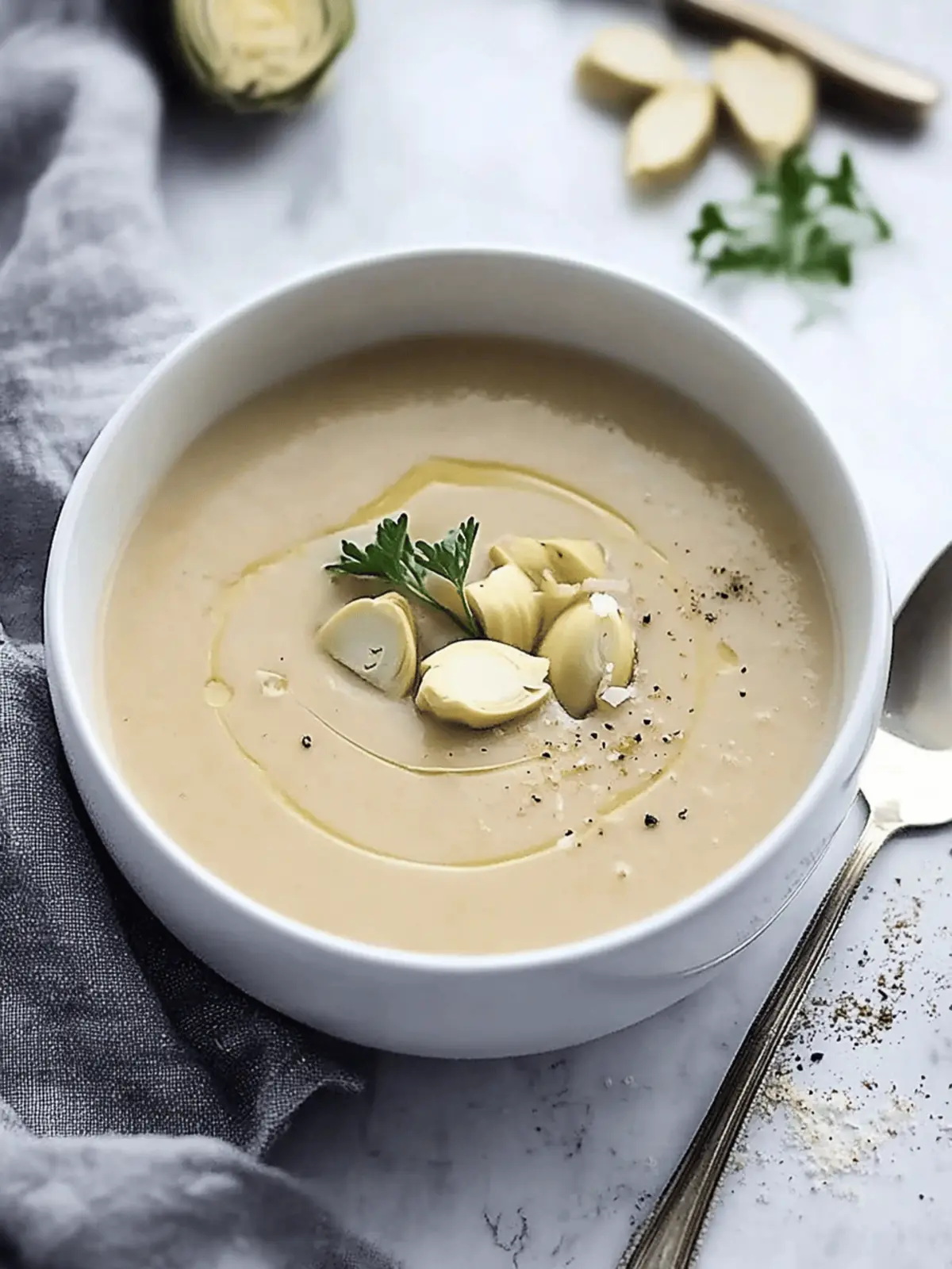 Cream of Artichoke Soup
