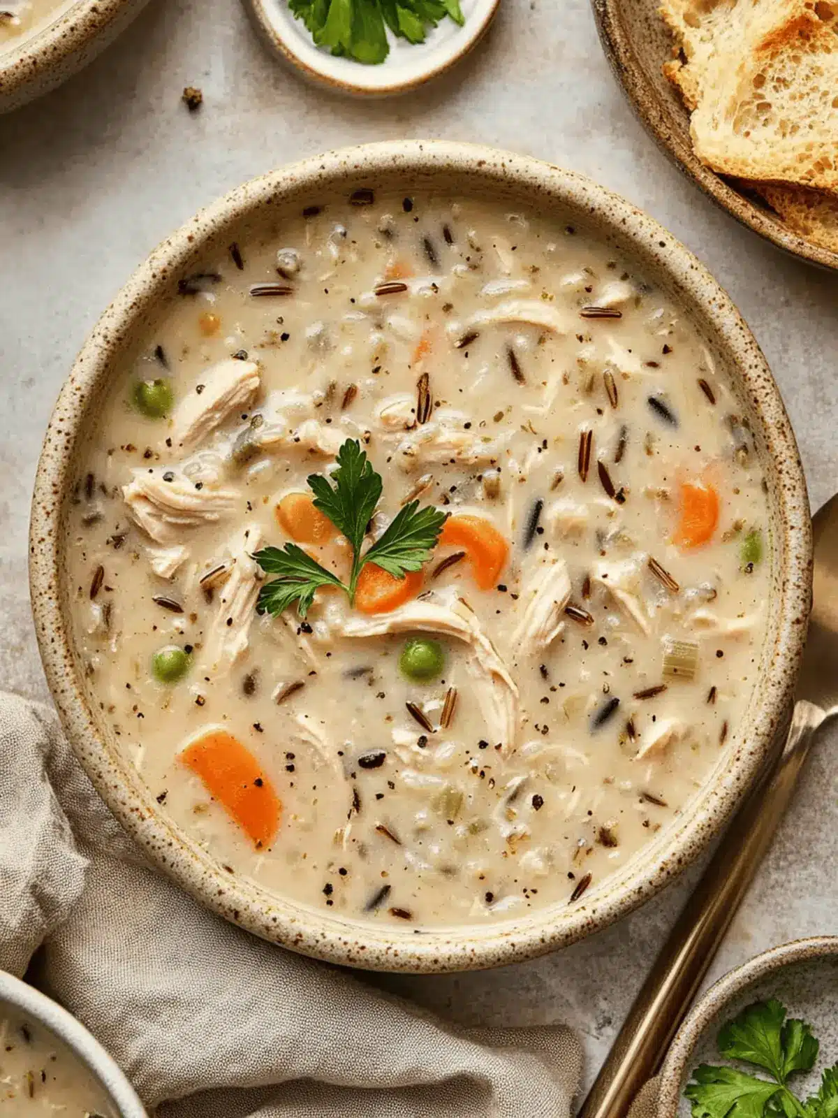 Crockpot Chicken Wild Rice Soup