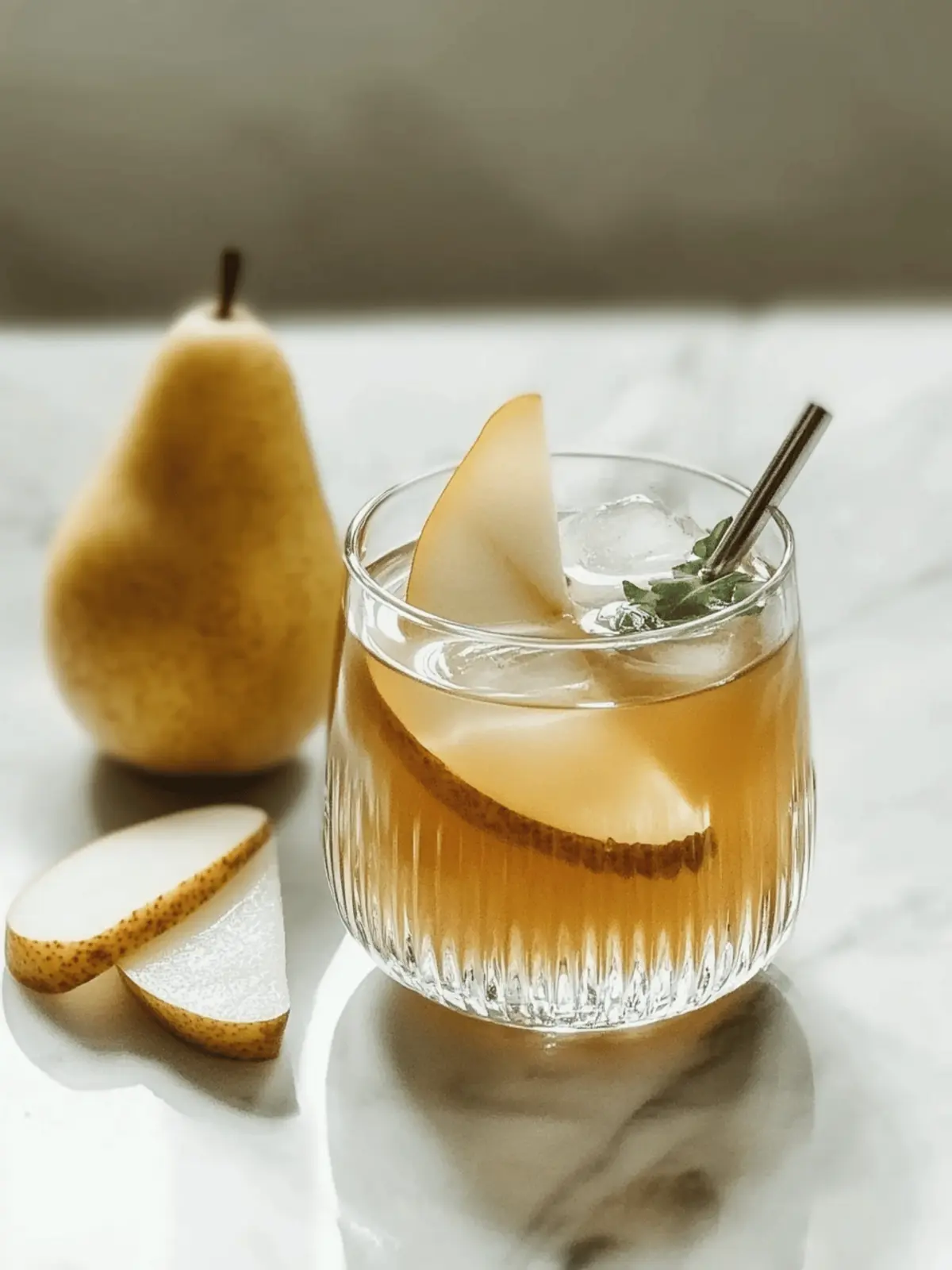 Pear & Ginger Warm Tonic
