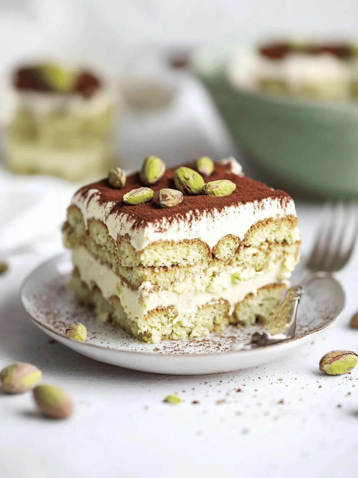 Pistachio Tiramisu