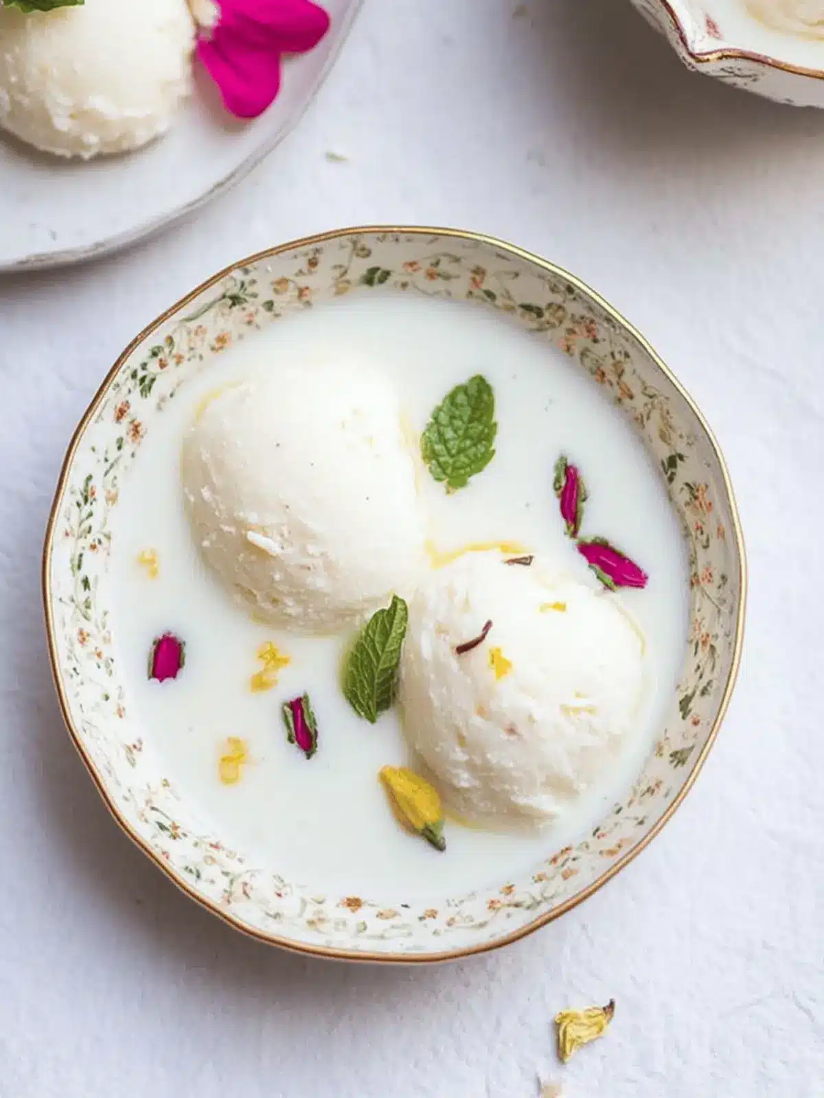 Soft Milk Powder Rasmalai