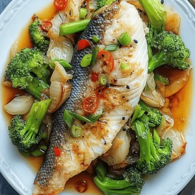 Baked Asian Rockfish
