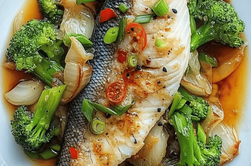 Baked Asian Rockfish