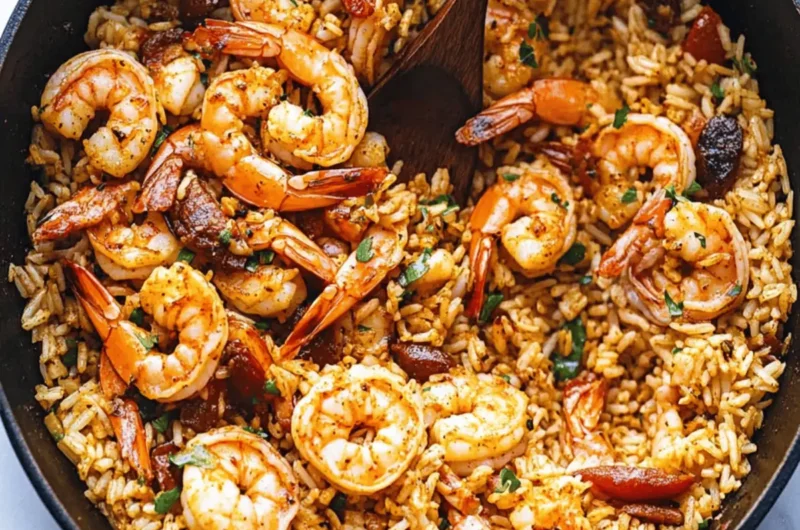 Cajun Shrimp and Rice Skillet
