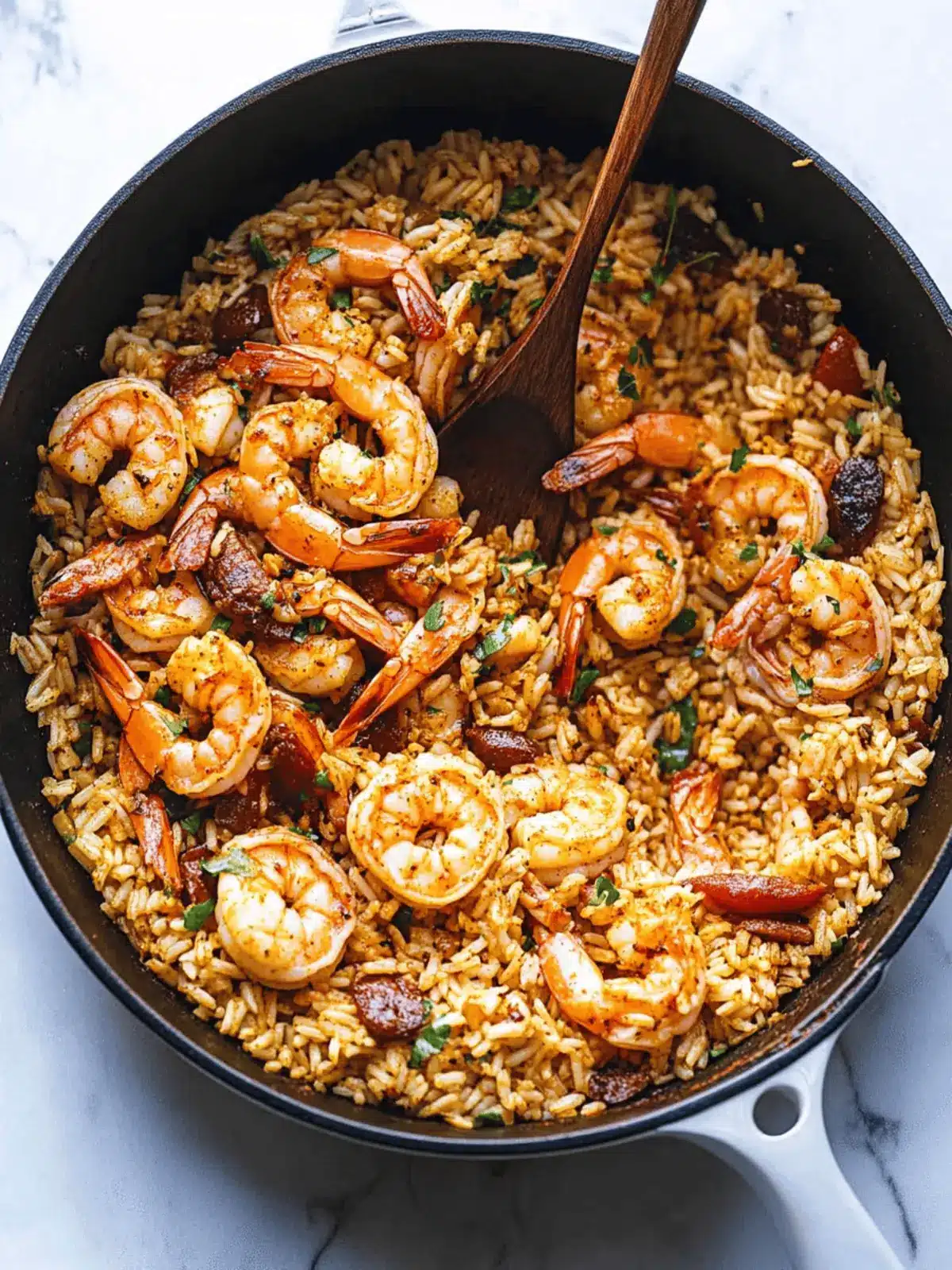 Cajun Shrimp and Rice Skillet