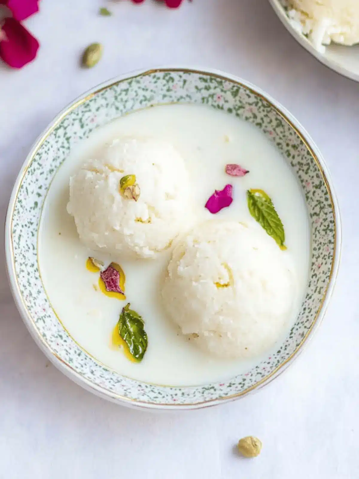 Soft Milk Powder Rasmalai