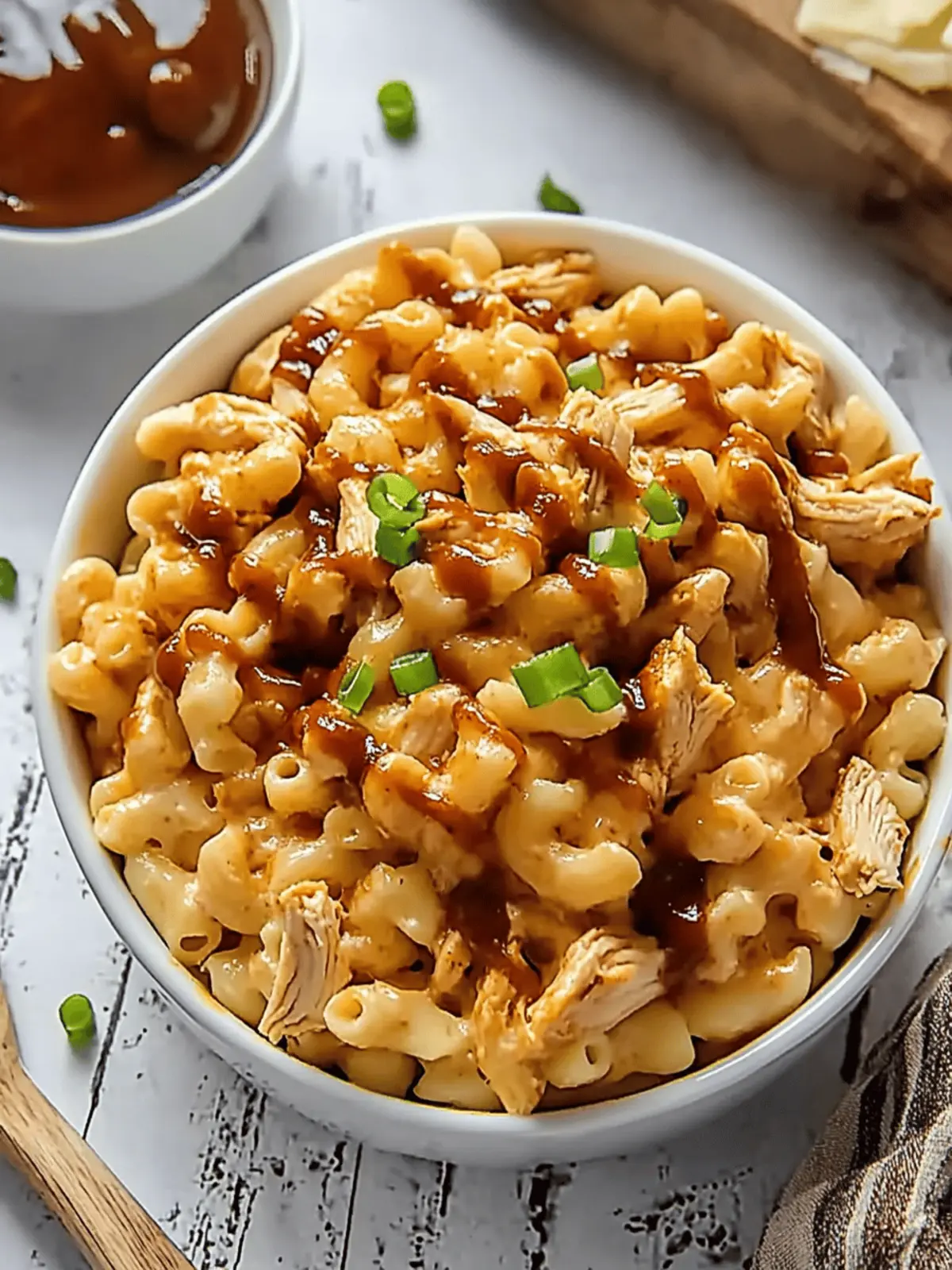 Instant Pot BBQ Chicken Mac and Cheese