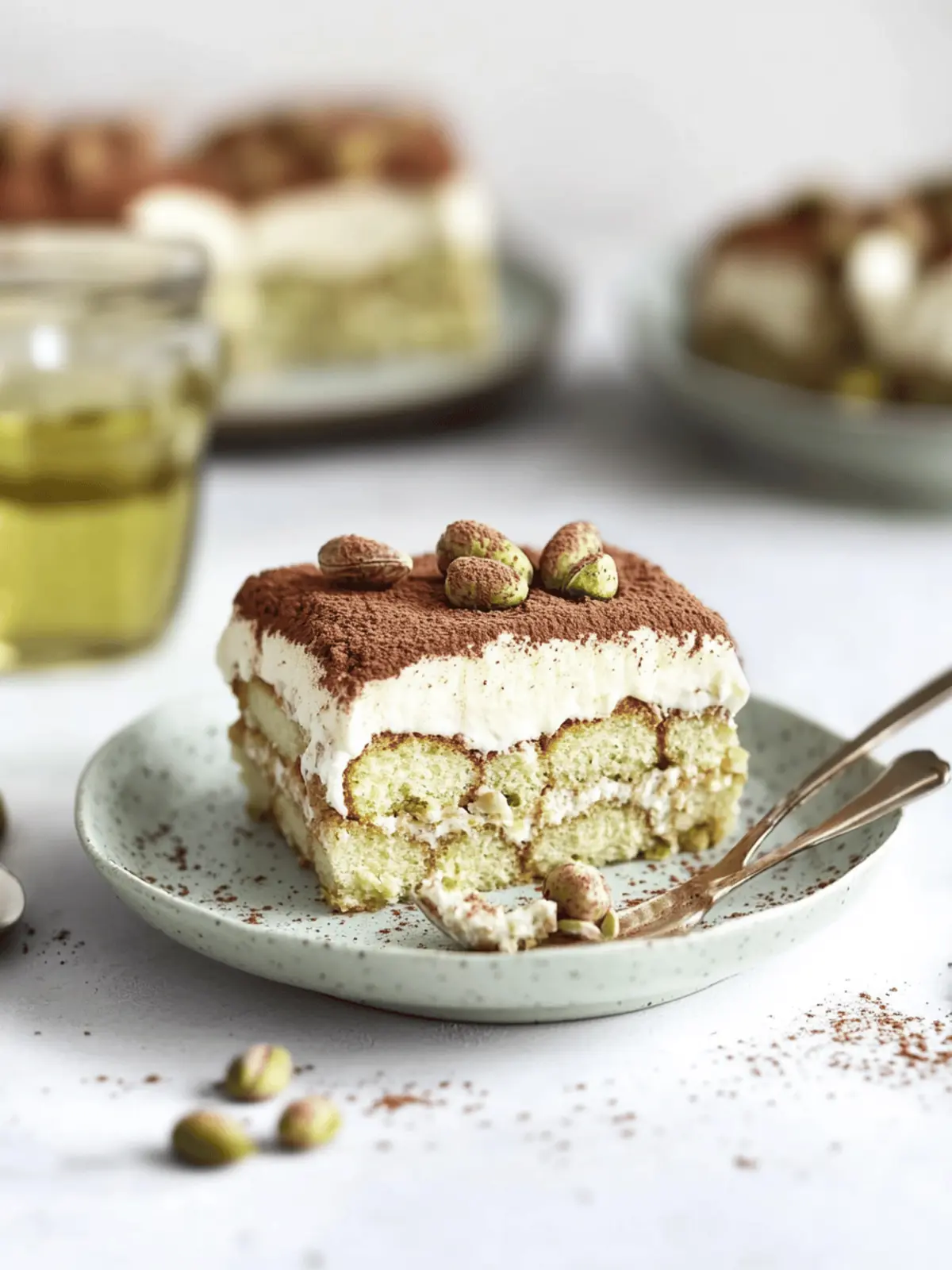 Pistachio Tiramisu