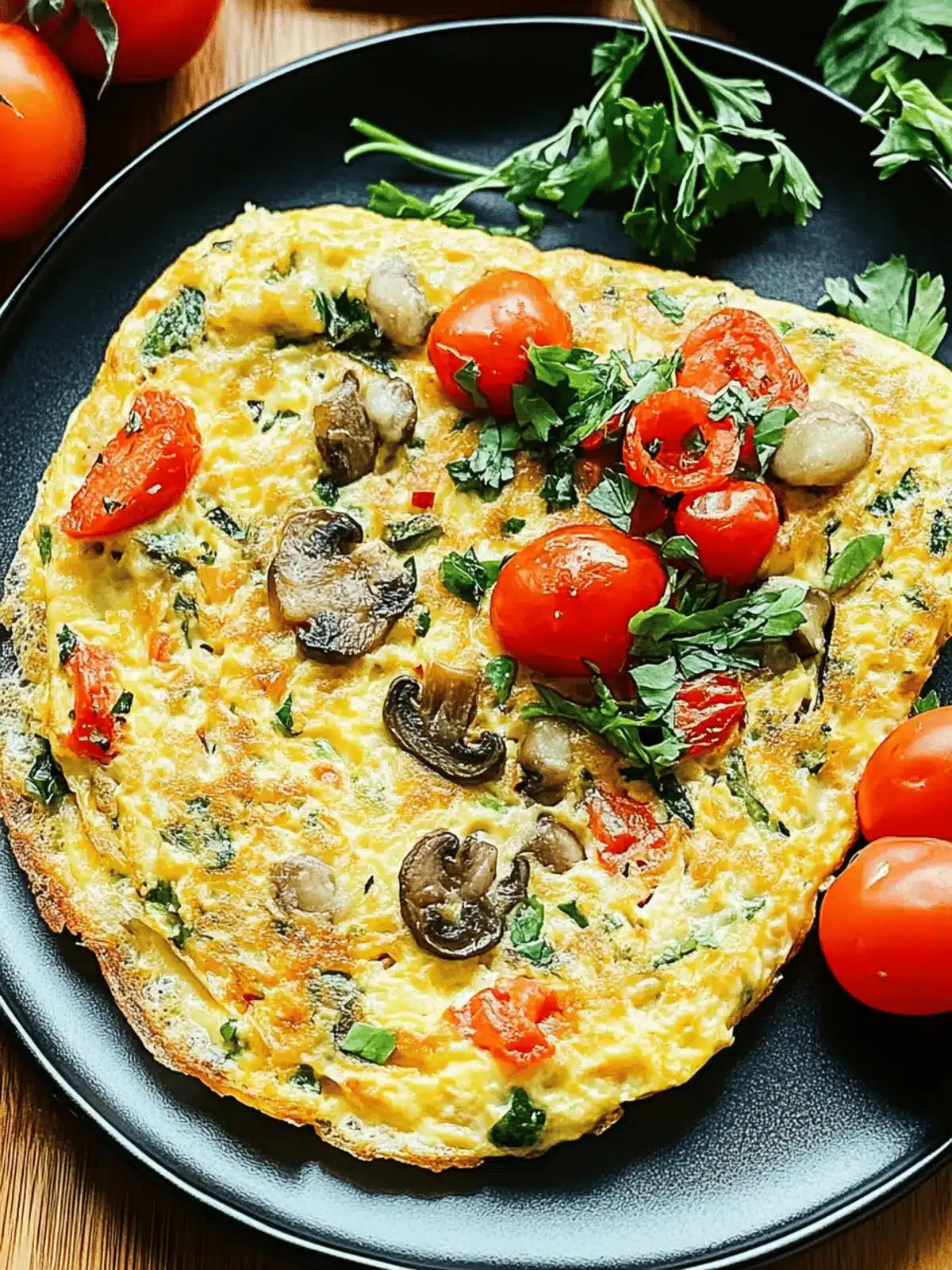 Delightful Veggie-Packed Omelette