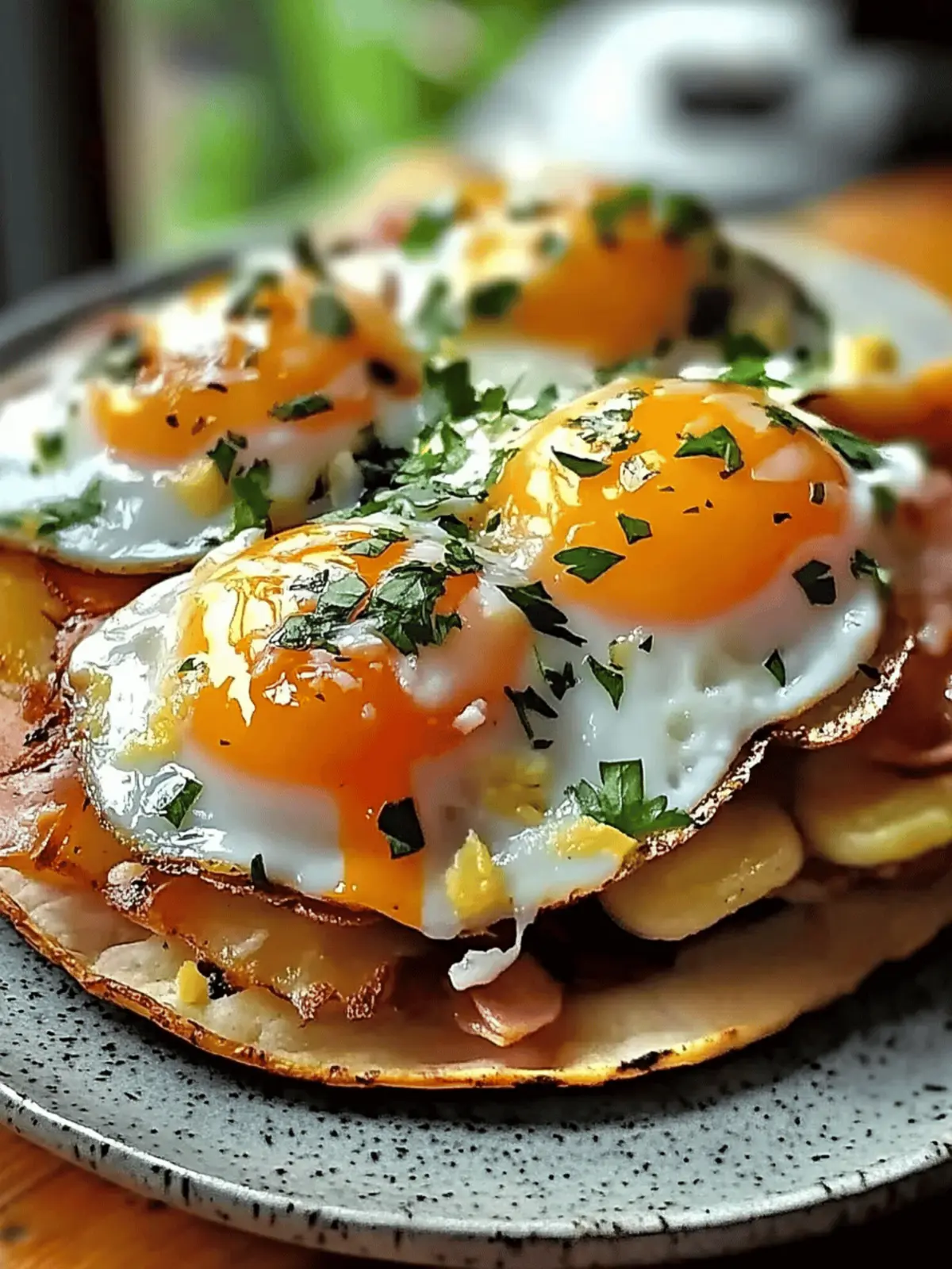Crispy Potato, Egg & Cheese Tacos