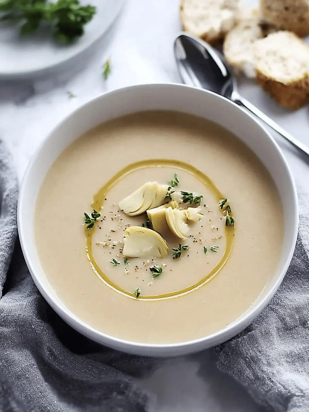 Cream of Artichoke Soup