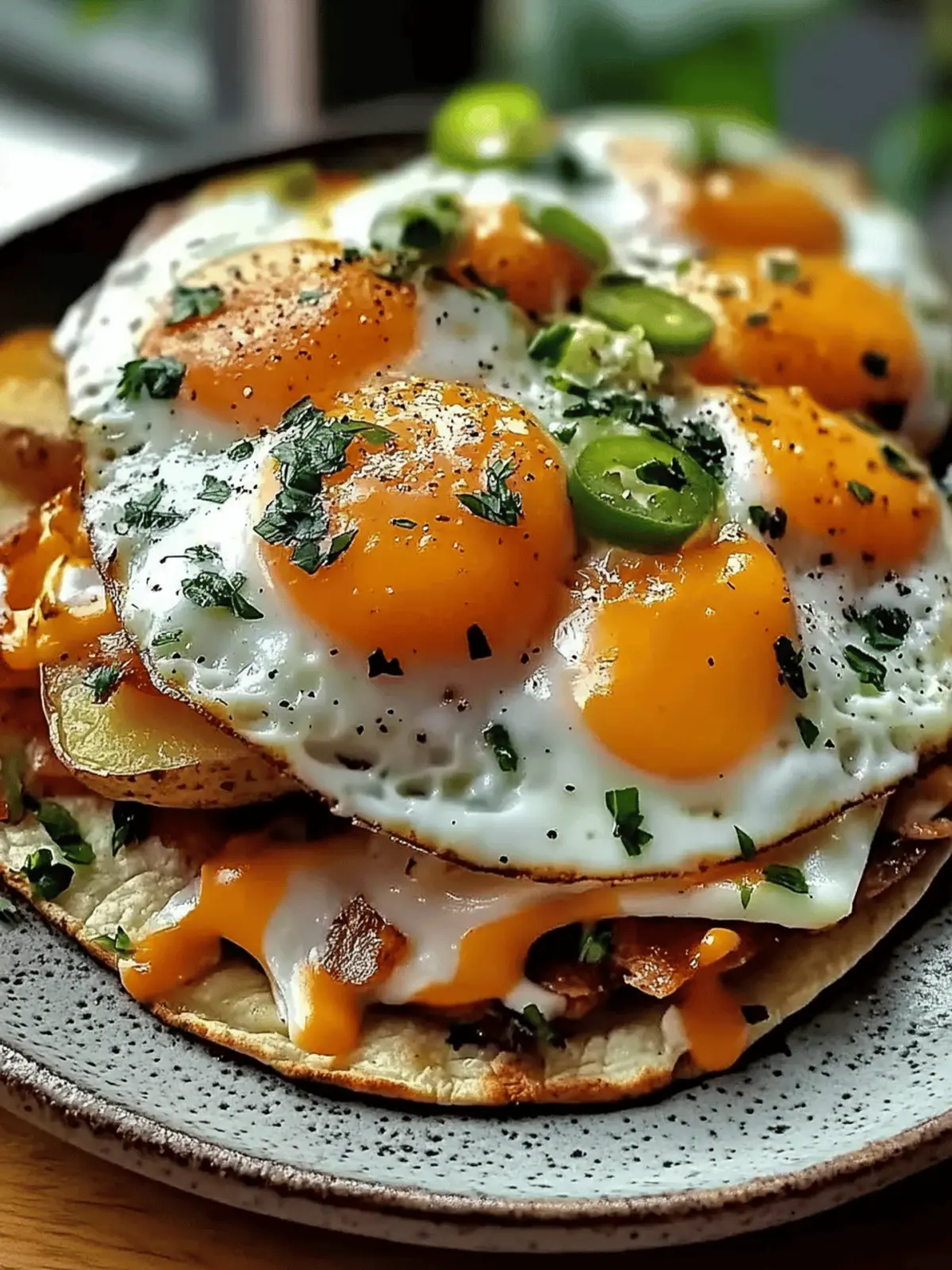 Crispy Potato, Egg & Cheese Tacos