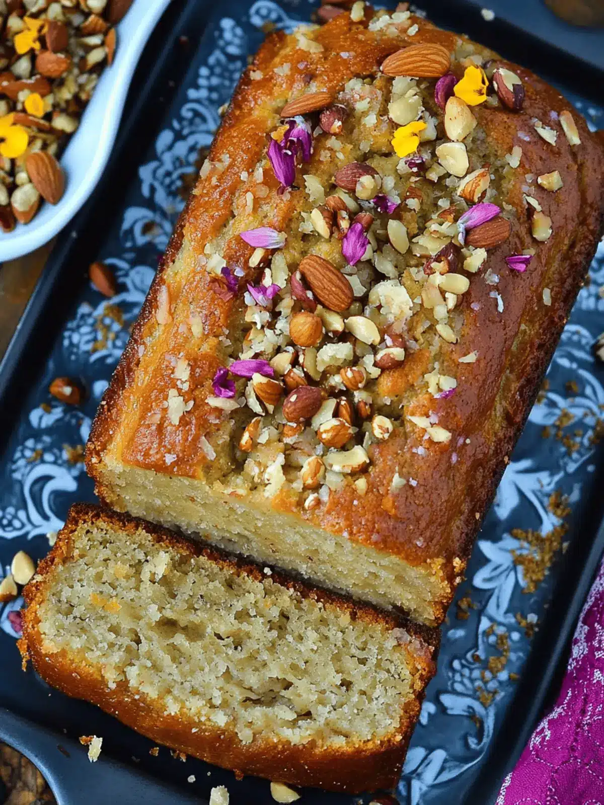 Gulab Jamun Nut Bread