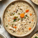 Crockpot Chicken Wild Rice Soup