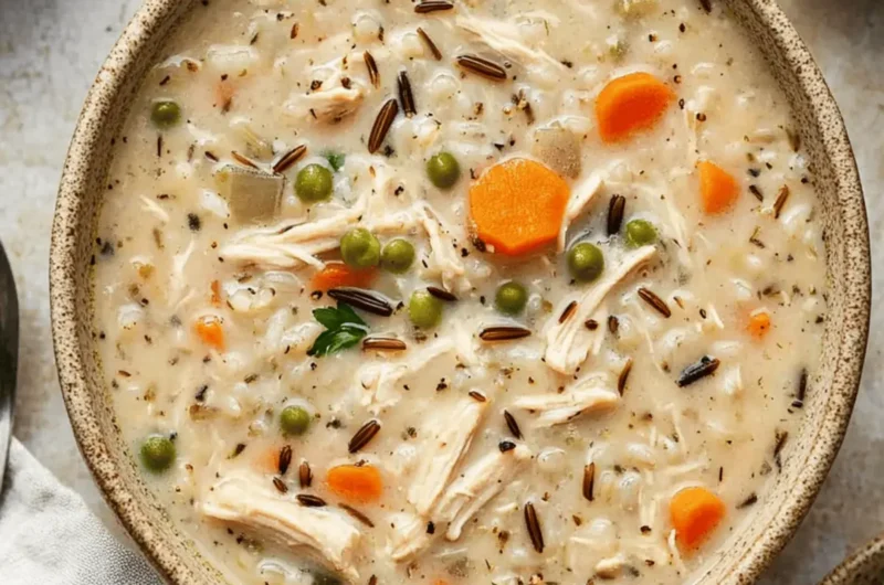 Crockpot Chicken Wild Rice Soup