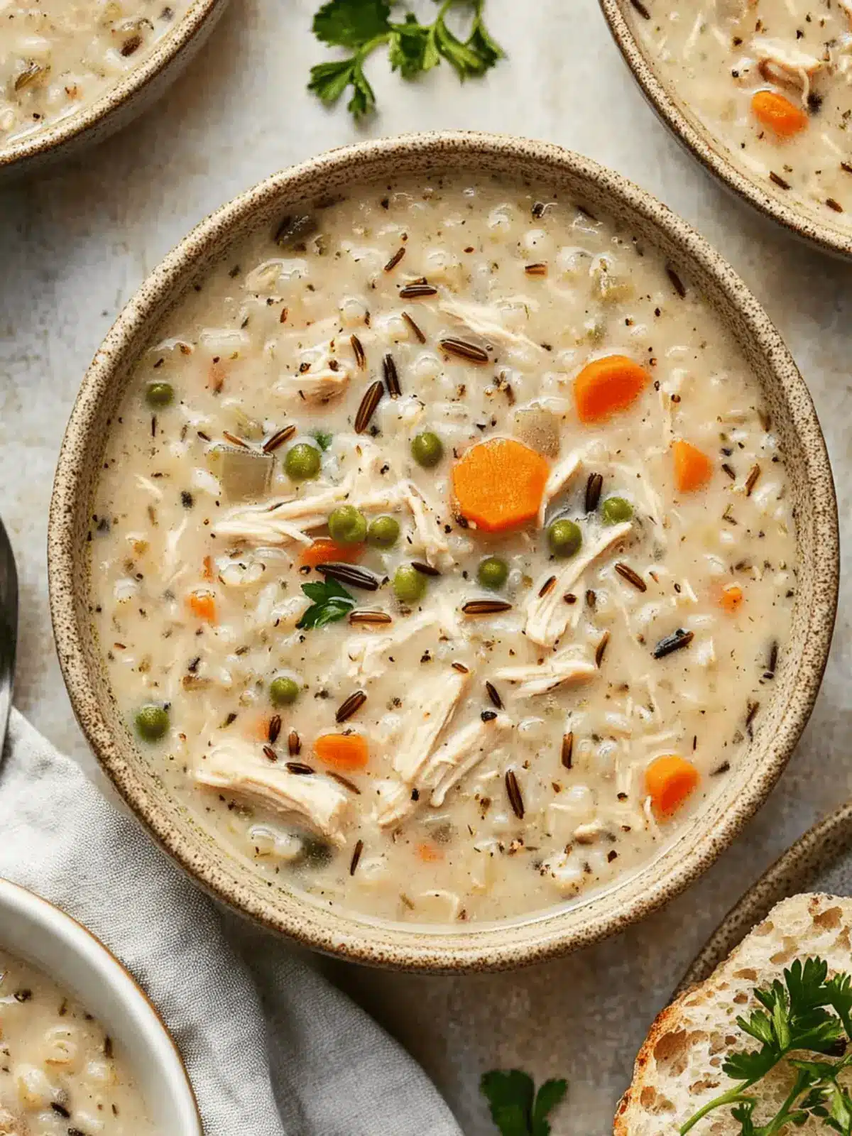 Crockpot Chicken Wild Rice Soup
