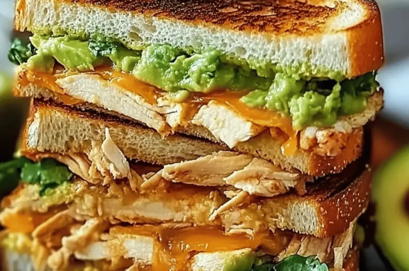 Chicken Avocado Melt Sandwich