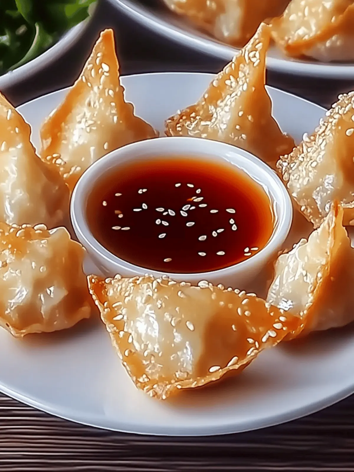 Crispy Rice Paper Crab Rangoons