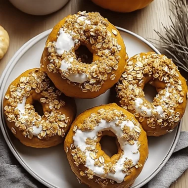 Homemade Pumpkin Oat Bagels
