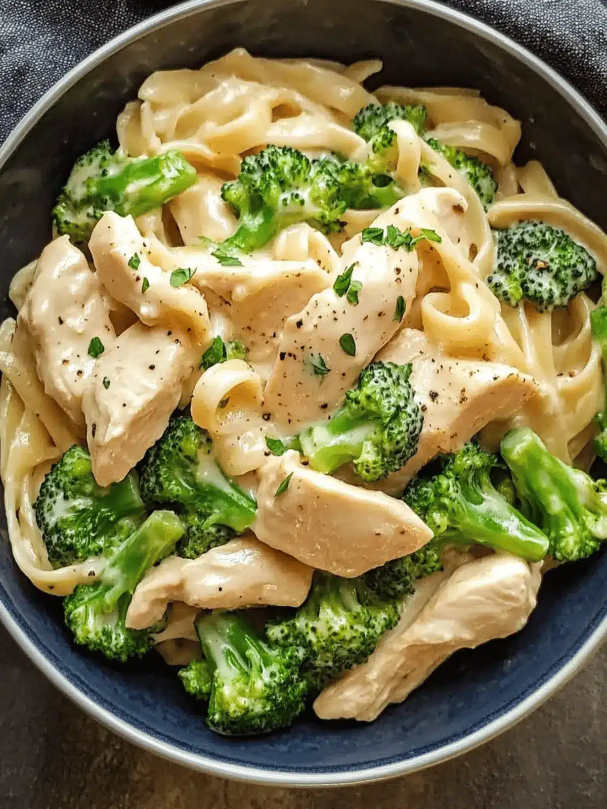Easy Chicken and Broccoli Alfredo