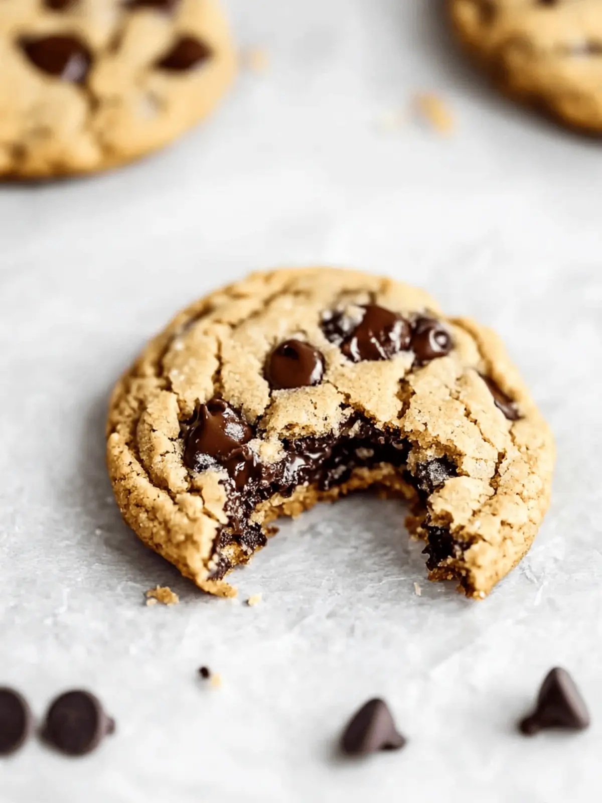 Almond Flour Chocolate Chip Cookies
