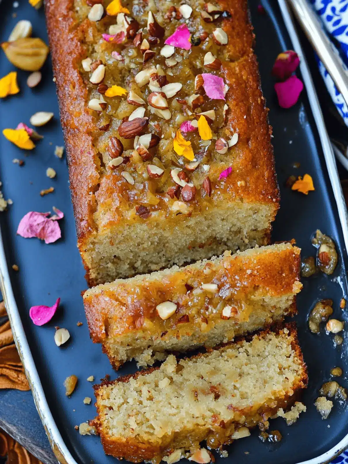 Gulab Jamun Nut Bread