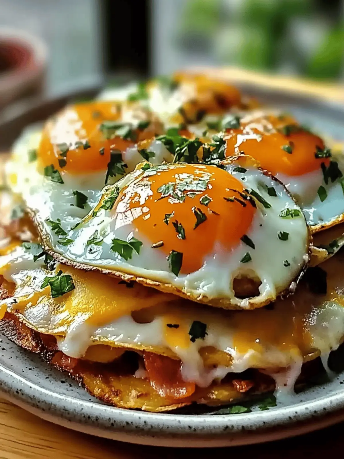 Crispy Potato, Egg & Cheese Tacos