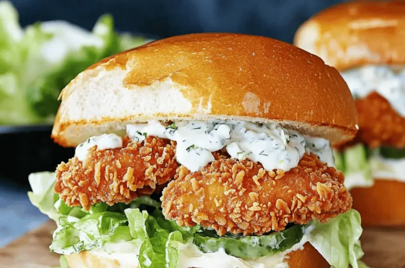 Crispy Chicken Caesar Sandwich