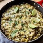 Salsa Verde Chicken & Rice Skillet