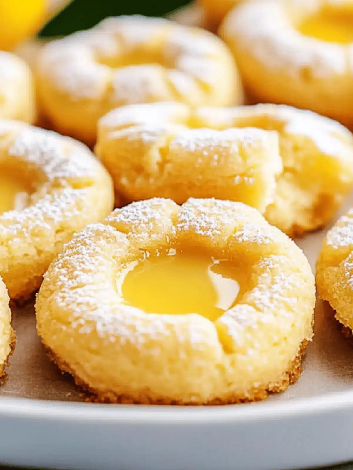 Lemon Curd Thumbprint Cookies
