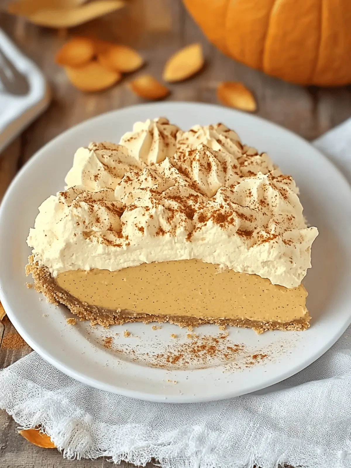 Pumpkin Fluff Pie