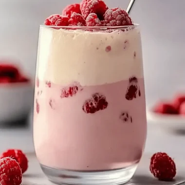 Refreshing Vanilla Raspberry Iced Latte